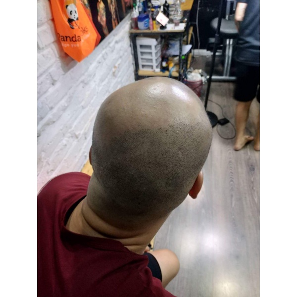 Xăm Chân Tóc